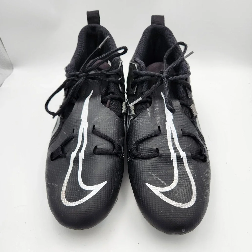 Nike‎ Alpha Menace Pro 3 CT6649-010 Mens 11 Sneakers Black Gray Football Cleats